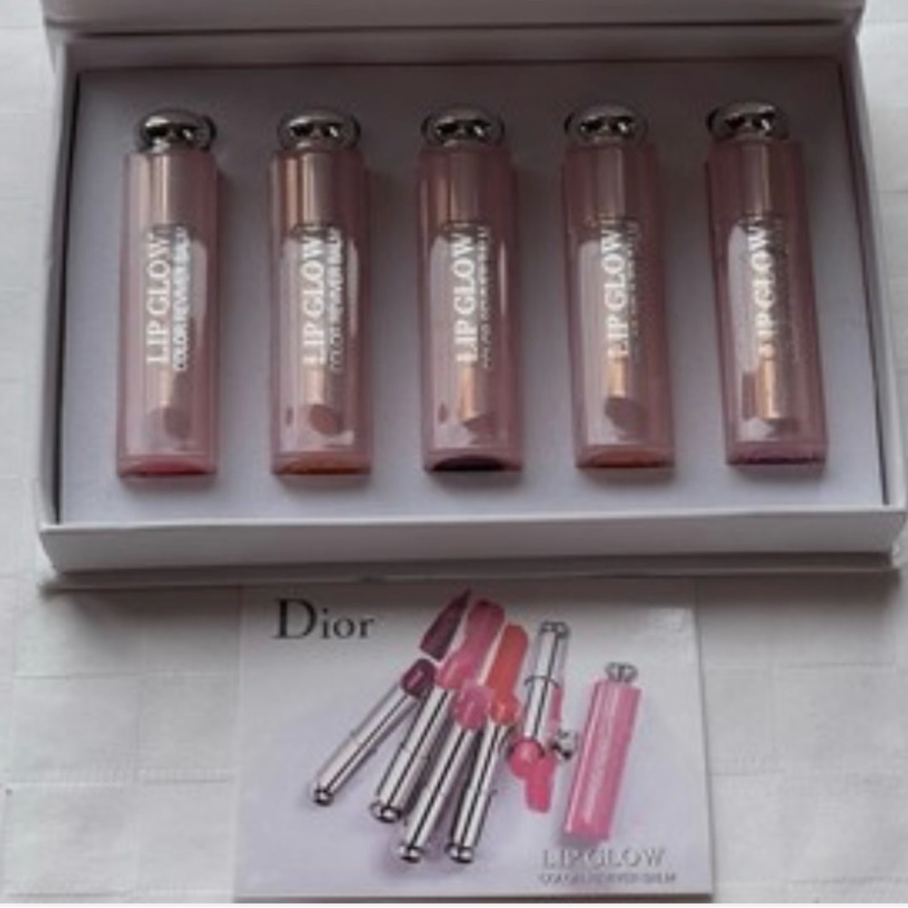 💄Dior Pink Lip Balm Gloss Set💋✨Perfect for Resellers✨